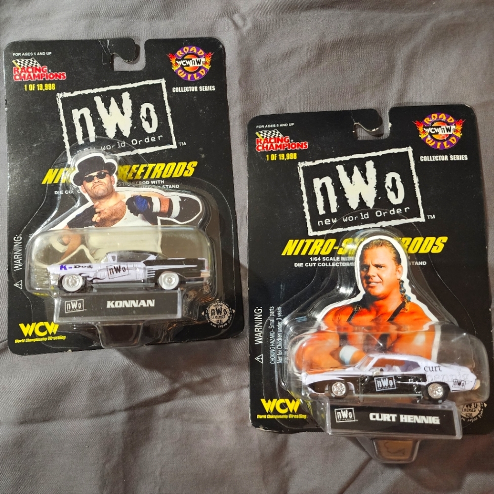 NWO/WCW Nitro-Streetrods Collector Series Curt Hennig & Konnan